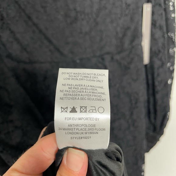 Anthropologie | NWT Hutch Dolly Lace Midi Dress Black Small - Picture 10 of 10